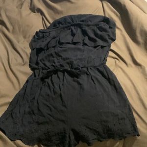 Black sleeveless romper.Size Small. Mossimo